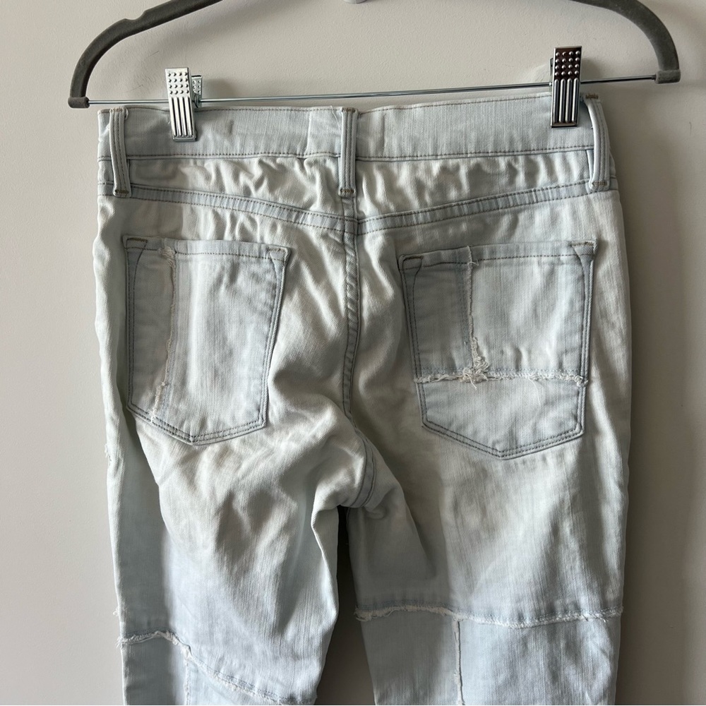 Frame Denim Jeans Patch Panel Patchwork Le Skinny… - image 8